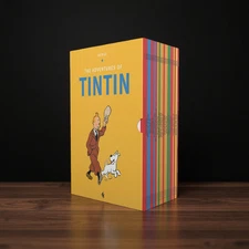 The Adventures of Tintin – 23-Book Complete Collection Box Set, Full Edition