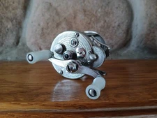 Pflueger Summit No.1993L Baitcasting Fishing Reel Nickle Silver, Jeweled 1940s 
