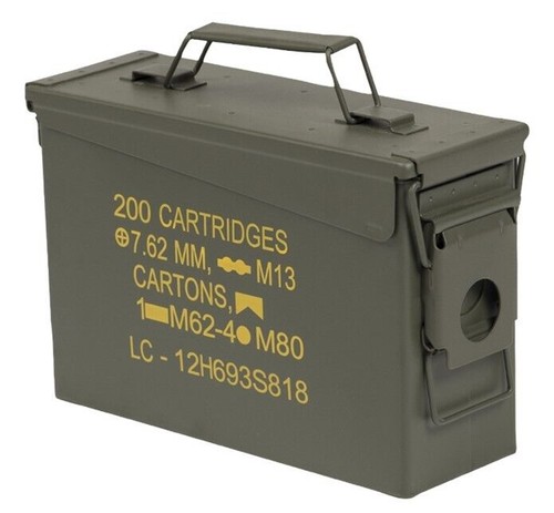 BW Munitionskiste Metall – Abschließbare Ammo Box Cal.30 / 50 für Munition - Bild 8 von 18
