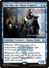 Shu Yun, the Silent Tempest [Fate Reforged Prerelease Promos] Lightly Played Foi