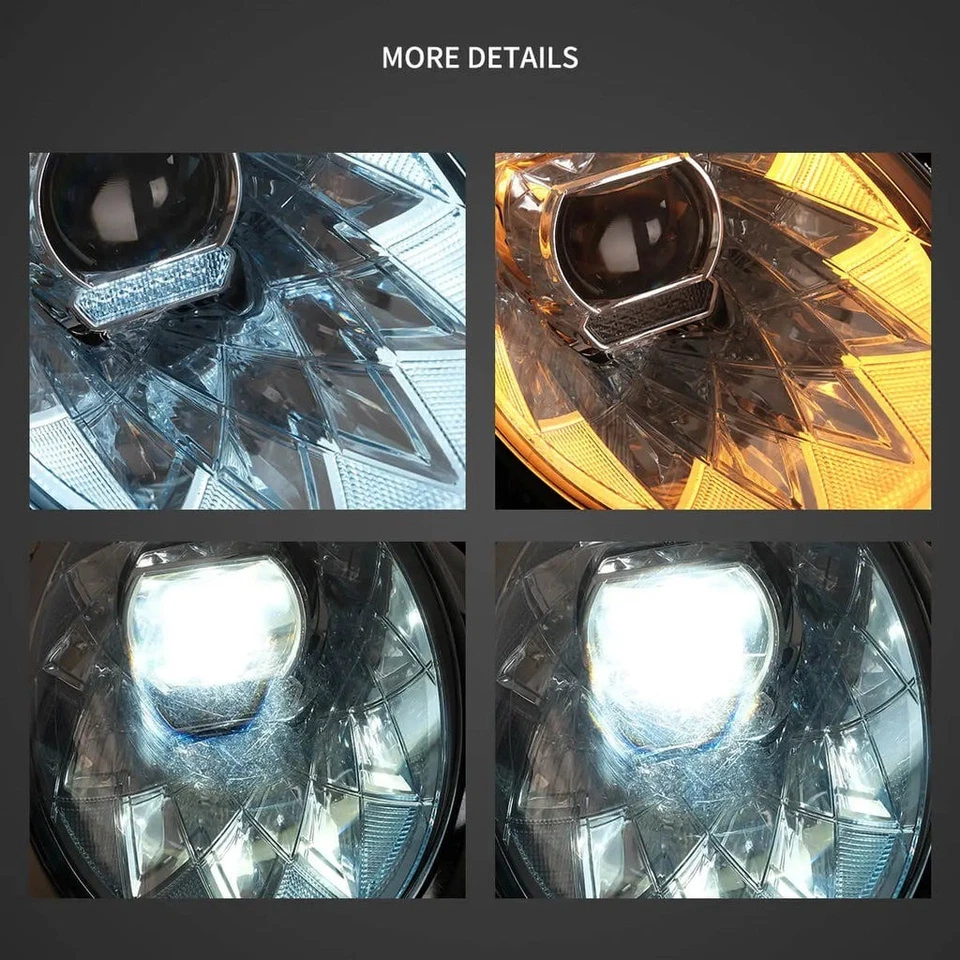 Faro proiettore full led nero per MINI Cooper F54 F55 F56 F57 2014-2021 - Immagine 4 di 4