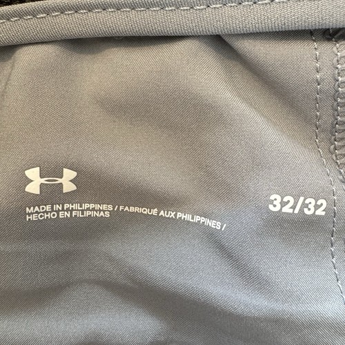 Under Armour UA Drive Golf Pants Mens 32x32 Straight Gray Performance Storm Tech - Picture 9 of 14