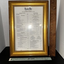 Plaza Hotel Oyster Bar Menu Plaza Hotel Oyster Bar Menu