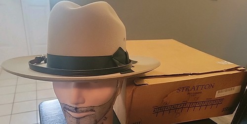 Stratton VINTAGE Trooper Sz 7 Felt Hat Made In USA W/box