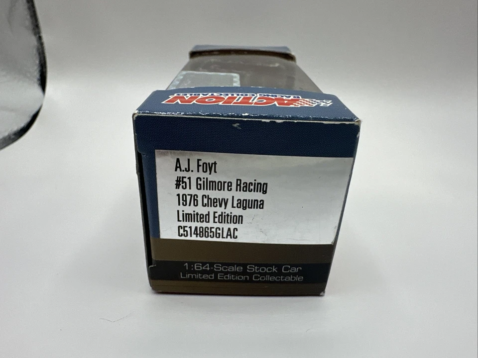 1976 AJ Foyt #51 Gilmore Racing Chevy Laguna Classics NASCAR Diecast 1:64 - Image 2 of 4