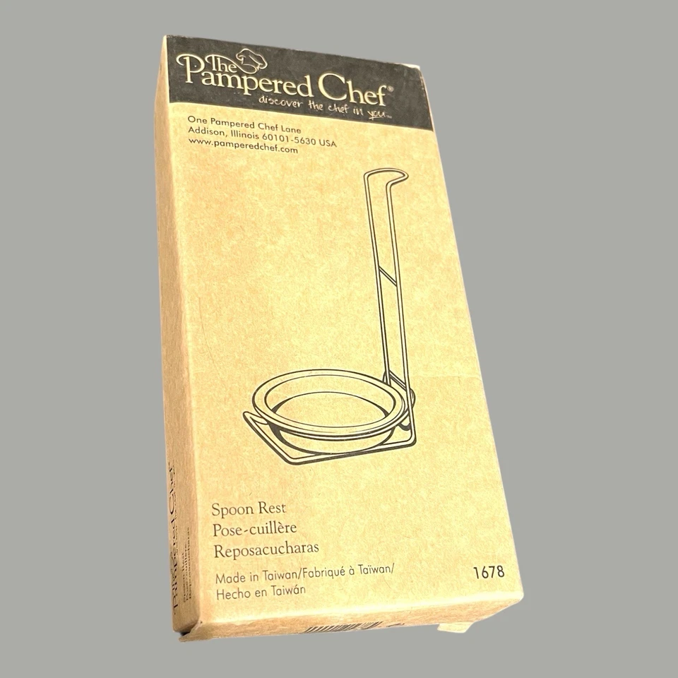 THE PAMPERED CHEF | [ Upright / Standing ] Spoon Rest | Item # 1678 [ Retired ] - Image 4 of 4