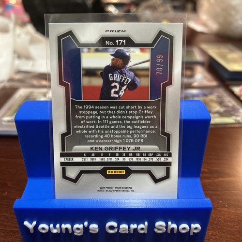 2024 Panini Prizm Purple Ken Griffey Jr /99 #171 Mariners - Picture 2 of 2