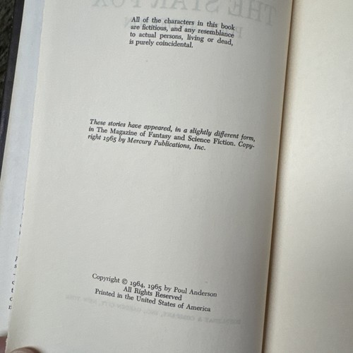The Star Fox by Poul Anderson 1965 vintage Doubleday Sci-Fi - Foto 9 di 9