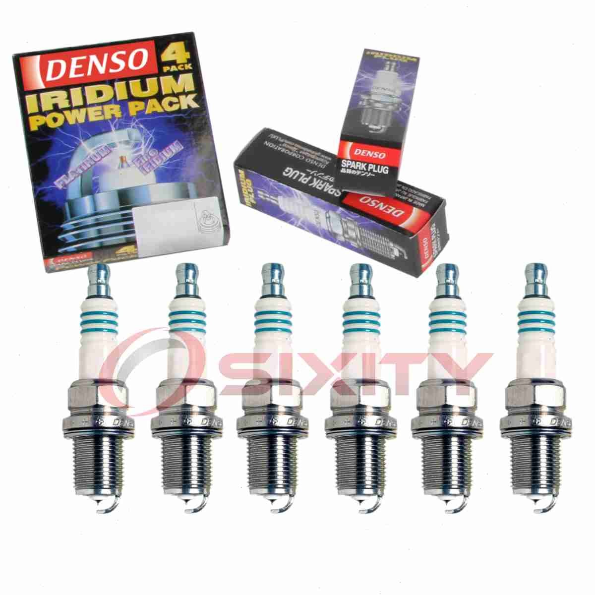 6 pc Denso Iridium Power Spark Plugs for 1993-2012 Porsche 911 3.4L 3.6L H6 hr