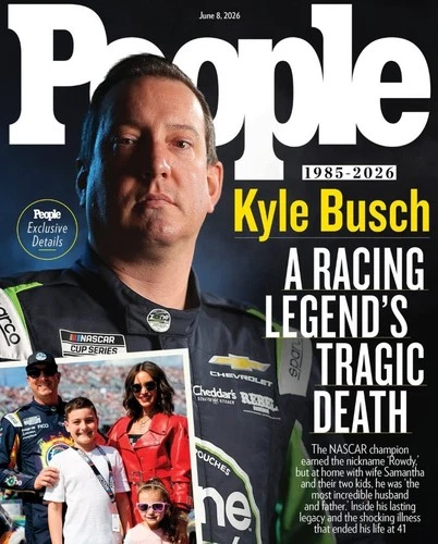 KYLE BUSCH 1985-2026 RACING LEGEND NASCAR - PEOPLE MAGAZINE - JUNE 2026
