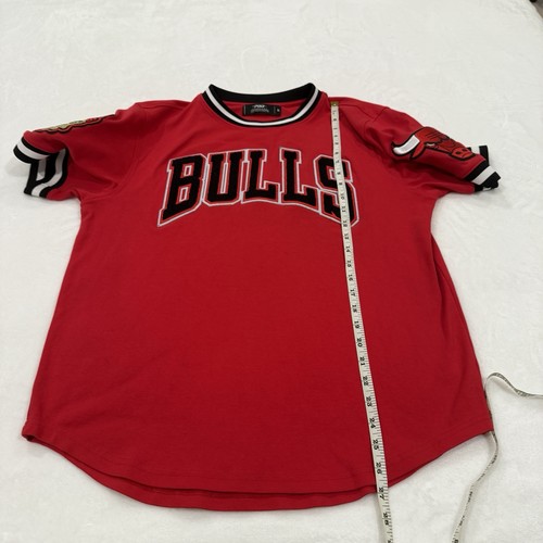 NBA Chicago Bulls Pro Standard Classic T-shirt rossa ciniglia BCB151539 - Uomo XL - Foto 5 di 8