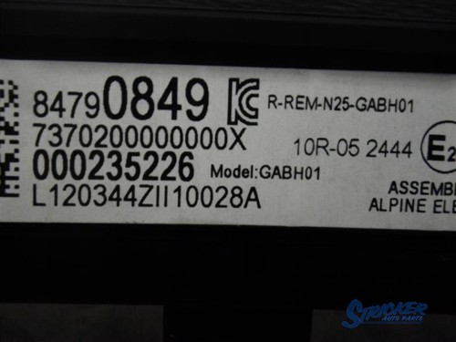 Cadillac XT4 2021 A/C Selector Switch 84790849 2810240 0818 - Picture 3 of 16