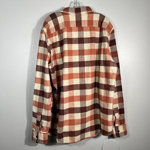 L.L. Bean Signature Slim Fit Light Hickory Plaid Flanell Button Down Hemd Neu mit Etikett - Bild 10 von 10
