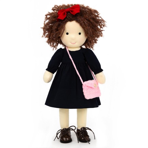 BlissfulPixie Ignacy 12 Zoll weiche Mädchen Stoffpuppe mit niedlichem Plüschtier ideale Tanne...