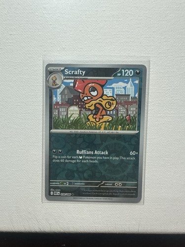 Pokemon TCG White Flare 058/086 - Scrafty - Reverse Holo NM