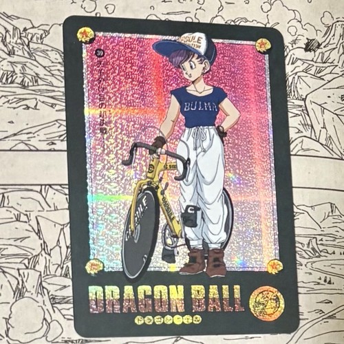 Dragon Ball Holo Foil Card Cute Bulma w/ Capsule Corp Bike Waifu Retro DBZ 2013 - Picture 3 of 8