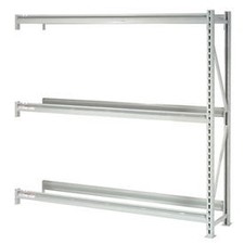 Heavy Duty Tire Rack 3 Tier Add-On Steel Gray 72"W x 18"D x 72"H