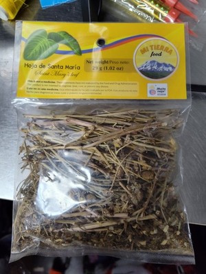 Hoja De Santa Maria Herb, Flowers And Stems 1 Oz Product Of Ecuador 