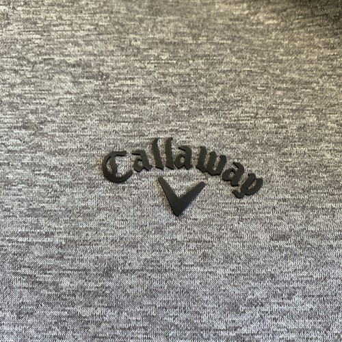 Callaway Gray Men's Size XXL Long Sleeve 1/4 Zip Pullover with Side Pockets - Picture 6 of 13