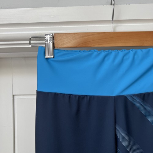 Designsalike Leggings Damen klein blau marineblau Stretch Training Yoga Fitnesshose - Bild 2 von 9