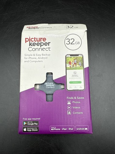 Picture Keeper Connect For iPhone And Android 32GB - New Open Box