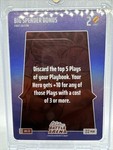 Big Spender Bonus Play Card Bo Jackson Battle Arena Holographic Battlefoil