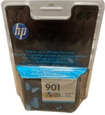 Genuine HP 901 Tri-Color Ink Cartridge for OfficeJet CC656AE 301 EXPIRED 02/2015