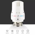 1-6 Thermostat Head TRV Radiator Thermostatic Heater Control Head Heating Valve