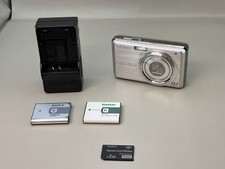 Sony Cyber-shot DSC-S980 12.1MP Digital Camera 4X Zoom Silver - ISSUES See Read