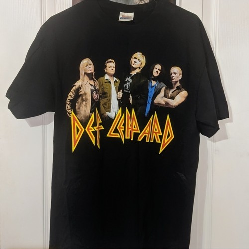 Def Leppard Vintage 2007 World Concert Tour Band T-Shirt Size Large Unisex Erwachsene - Bild 3 von 4