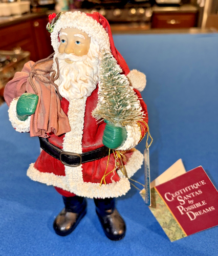 Clothtique Santas de Possible Dreams "Jolly St. Nick" regalo de membresía 1994-95 - Imagen 4 de 14