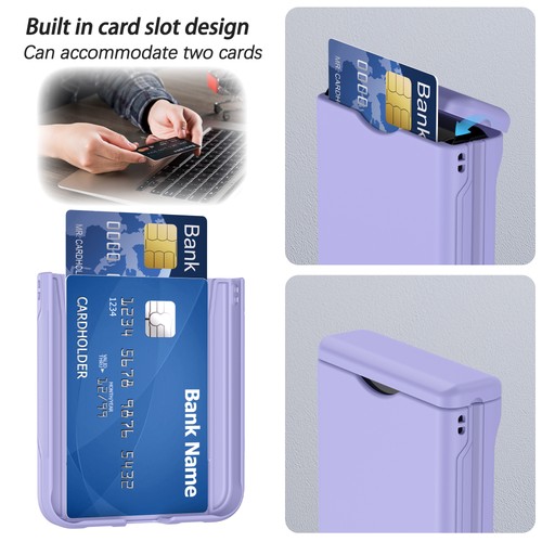 Funda delgada a prueba de golpes con ranuras para tarjetas para teléfono Samsung Galaxy Z abatible 7FE/7/6/5/4/3 - Imagen 45 de 60