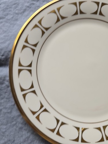  VINTAGE LENOX BONE CHINA TEMPO MUSTER SALATTELLER - Bild 4 von 9