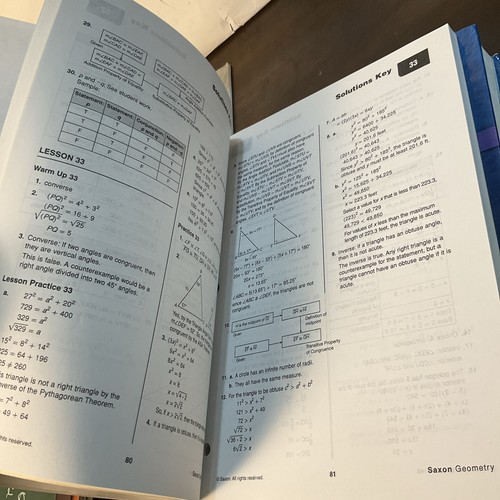 Sächsische Geometrie, Lehrbuch, Lösungshandbuch & Homeschool-Testbuch, 3er-Set bks - Bild 14 von 23