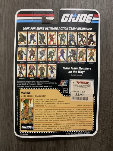 G.I. Joe Gung-Ho Marine Cartoon Series Action Figure 2007 - Picture 2 of 2
