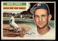 1956 Topps Bob Cerv EX-EX/MT Set Break #288