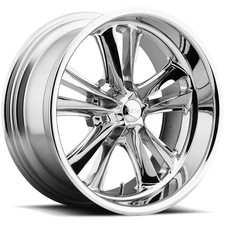 Foose F097 Knuckle 17x7 5x4.5" +1mm Chrome Wheel Rim 17" Inch