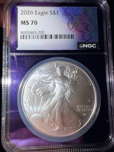 2026 American Silver Eagle 1 OZ NGC MS70 - TraderBea