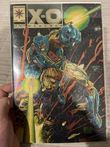 X-O Manowar #0 Gold Chromium Wraparound Cover 1/5000 Joe Quesada Jimmy Palmiotti