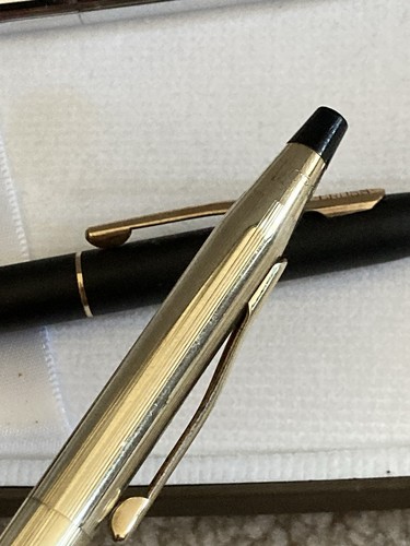 Cross X3 Vintage Classic Century Pen Gold/steel/black With Box Mint Condition - Picture 9 of 17