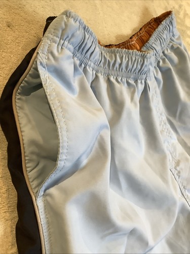 Quiksilver Y2K Blue Orange Fully Lined Elastic Waist Swim Trunks 32 Medium - Picture 5 of 9