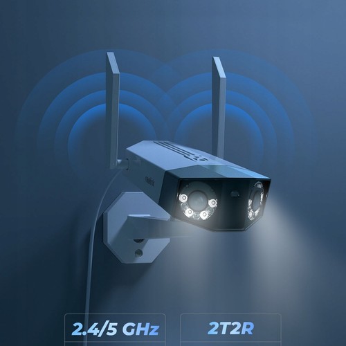 DRAHTLOSE WIFI KAMERA REOLINK DUO2 8MPX 4K 180° PANORAMA, NACHTALARM - Bild 11 von 15