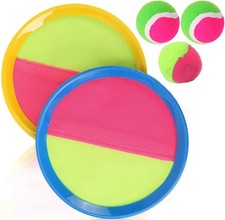 Classic Toss and Catch Sports Kids Toy Paddle Game Set with 2 Paddles, 2...