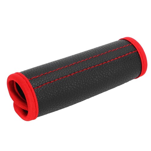 Car Handbrake Cover PU Leather Handbrake Lever Protective Cover Black - Picture 4 of 12