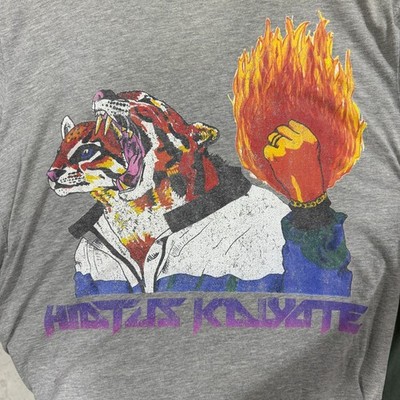 Official 2014 Hiatus Kaiyote Ocelot Heather Grey T-Shirt