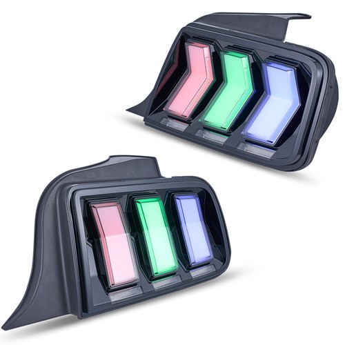VLAND RGB FULL LED Tail Lights For Ford Mustang 2005-2009 W/Animation&Sequential - Bild 18 von 22