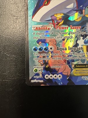 Pokemon Card - Team Aqua's Kyogre EX Double Crisis 6/34