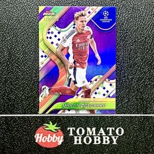 TOPPS FINEST UEFA 2024-25 MARTIN ODEGAARD /299 PURPLE REFRACTOR ARSENAL