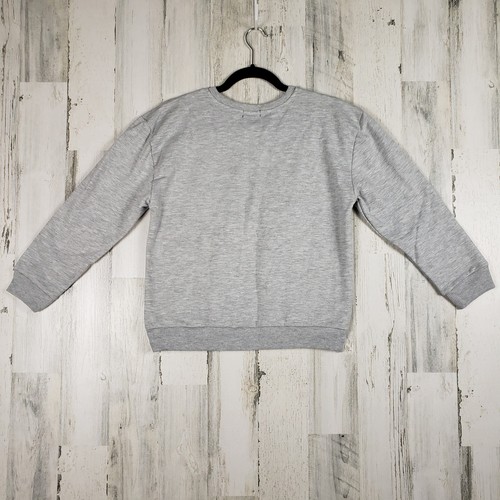 NWT Star Wars Girls Baby Yoda Grogu Gray Graphic Sweatshirt Youth Size Large 14 - Picture 8 of 11