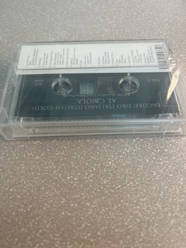NEW/SEALED CASSETTE - AL CAIOLA - ENCORE “ORO ITALIANO (ITALIAN GOLD)” - 2001 - Image 2 of 2
